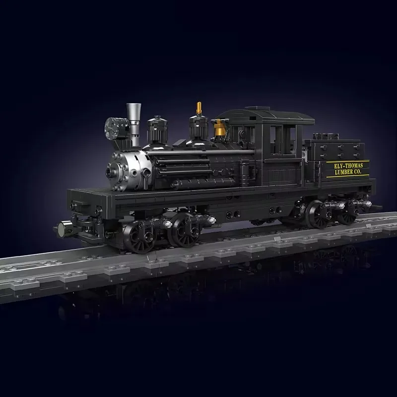 モールドキング 12032 シェイ型蒸気機関車 組み立てキット ラジコン列車モデル ブロックブリック 知育玩具 大人 子供向け