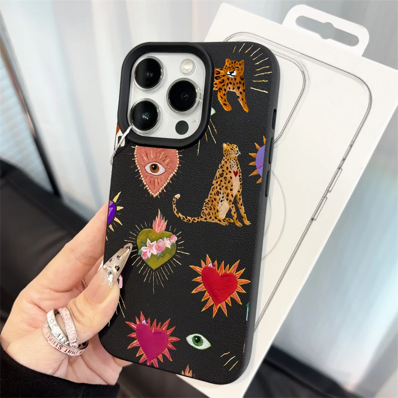 

Retro Graffiti Phone Case For iPhone 17 16 15 14 13 12 11 Pro Max For iPhone 14 15 16 Plus Air XS XR X Shockproof Silicone Cover