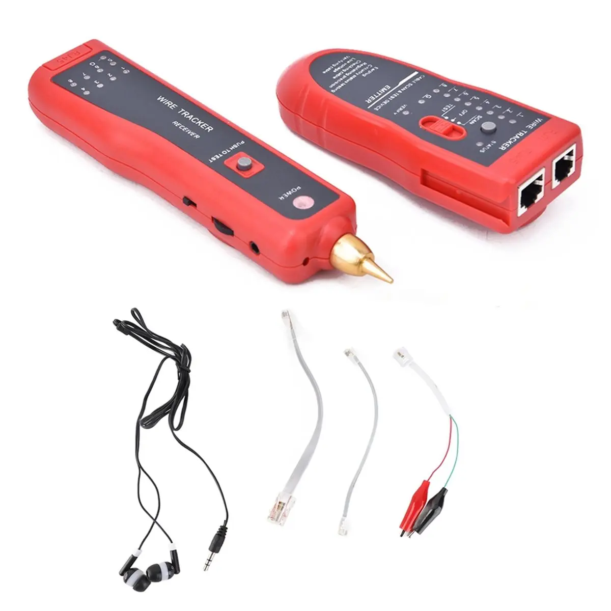 A14G Multifunction Cable Tester Wire Locator Line Finder for Telephone Line Network Cable Cable Finder Cable Tester
