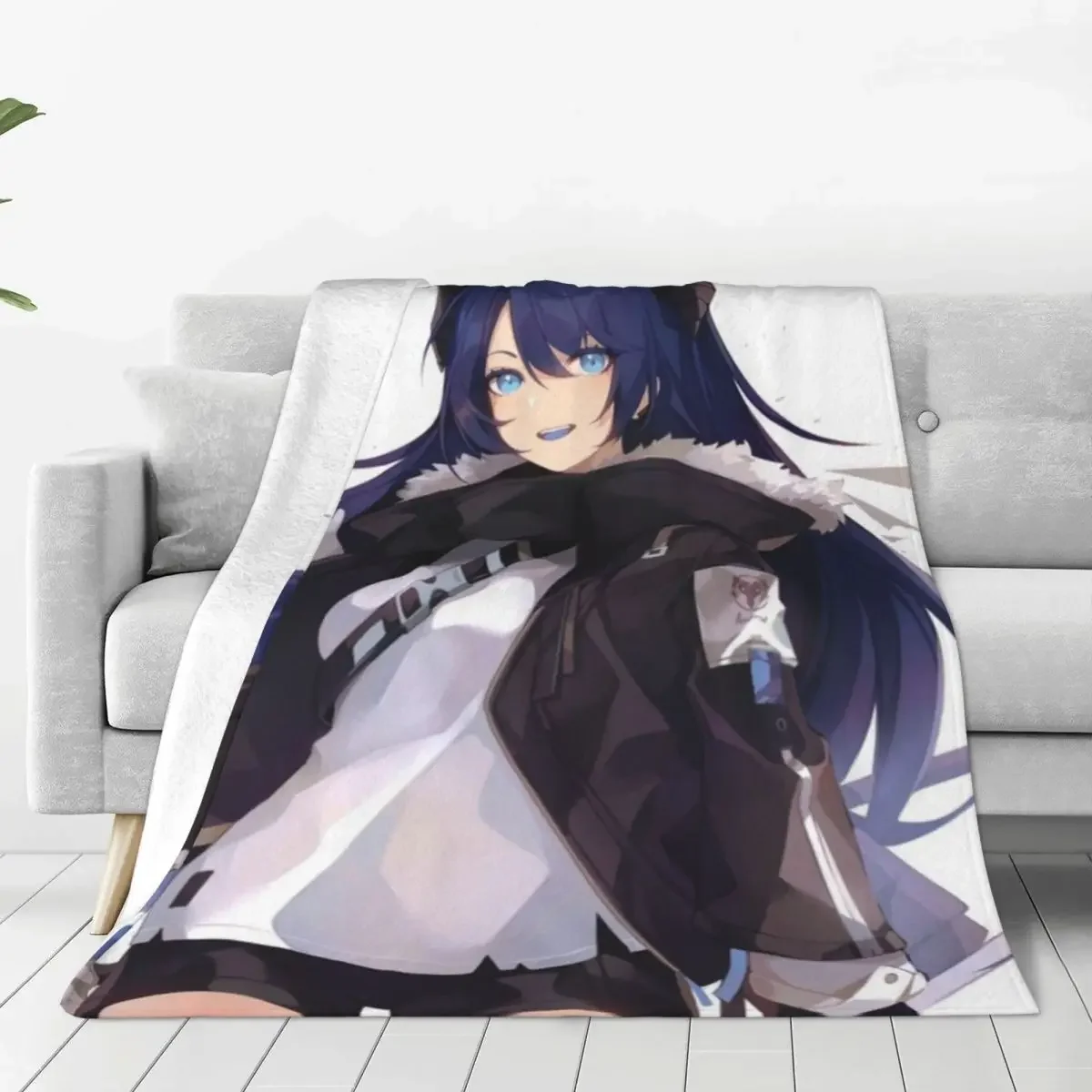 Japanese Anime Spice and Wolf Super Soft Velvet Plush Throw Blanket Modern Cute Holo Bedspread Blanket Home Blankets And Throws