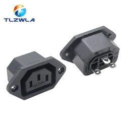 1PCS IEC 320 C14 Female AC Power Inlet Socket Jack Connector Receptacle AC 250V 10A