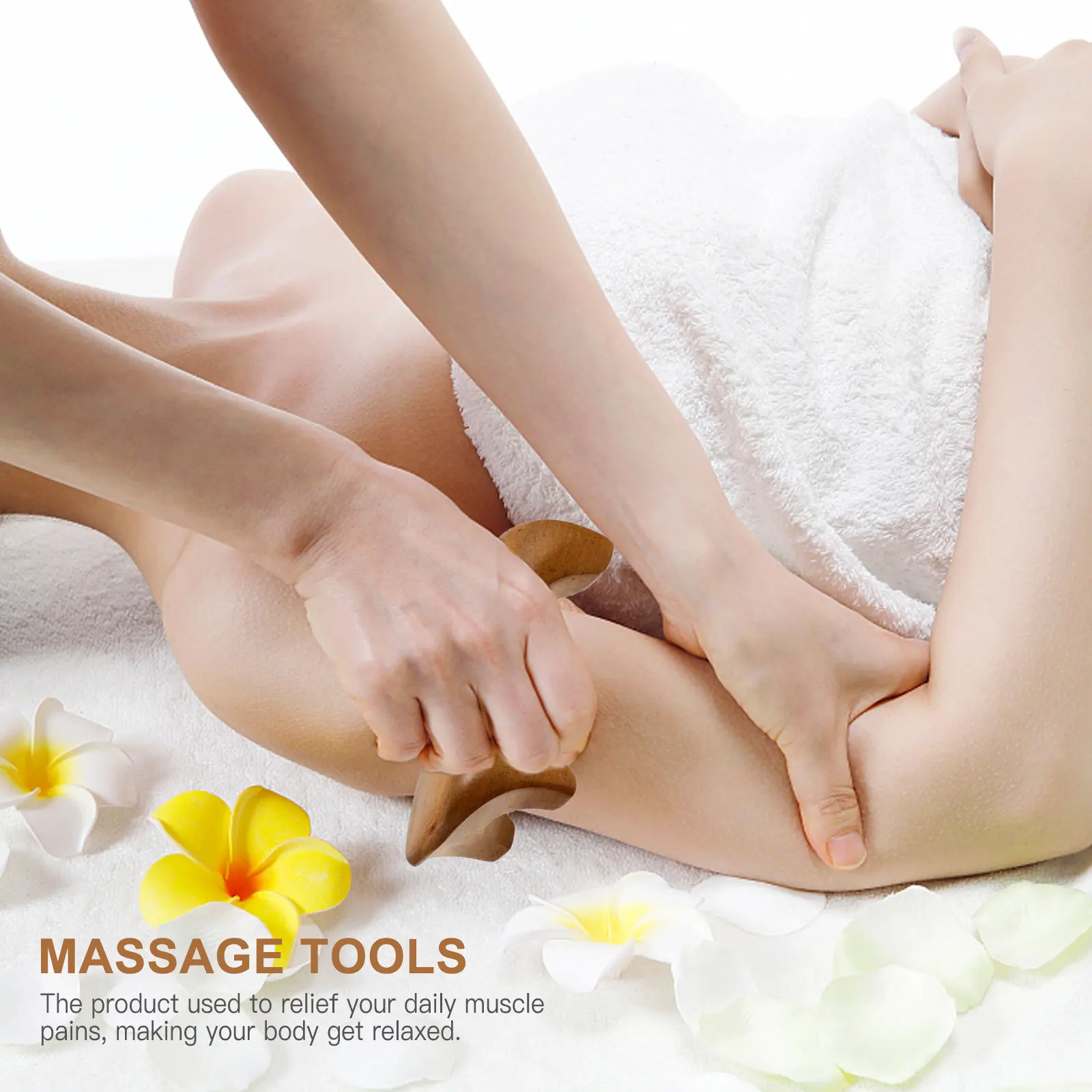 

1 шт., деревянная скребковая пластина Гуа Ша, массажный скребок уникальной формы для облегчения хронической боли, акупунктурной терапии и релаксации тела