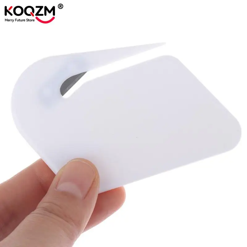 1Pc Plastic Mini Letter Knife Mail Envelope Opener Safety Paper Guarded Cutter