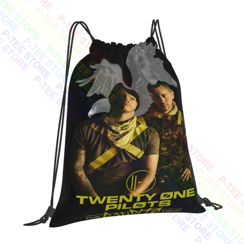 21 Twenty One Pilots Dead Car Drawstring Bags Gym Bag Vintage Beach Bag 3d Printing Large Capacity