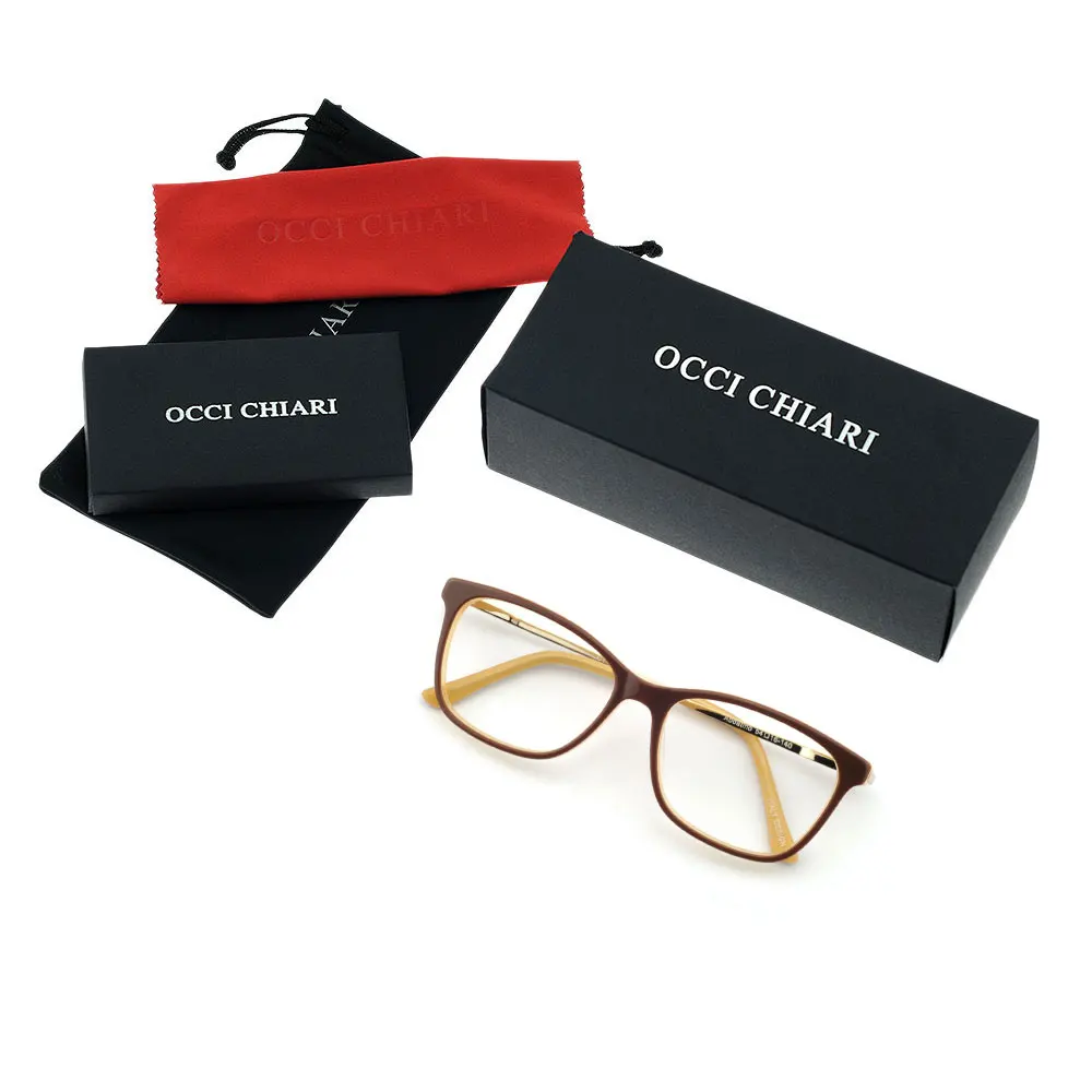 OCCI CHIARI Glasses Frame Women Trend Computer Eyewear Optical Clear Lens Eyeglasses Prescription Spectacles