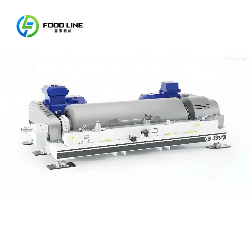 Customized Horizontal Stainless Steel 304 Decanter Centrifuge for Sludge Thickening Dewatering 100L/Hour
