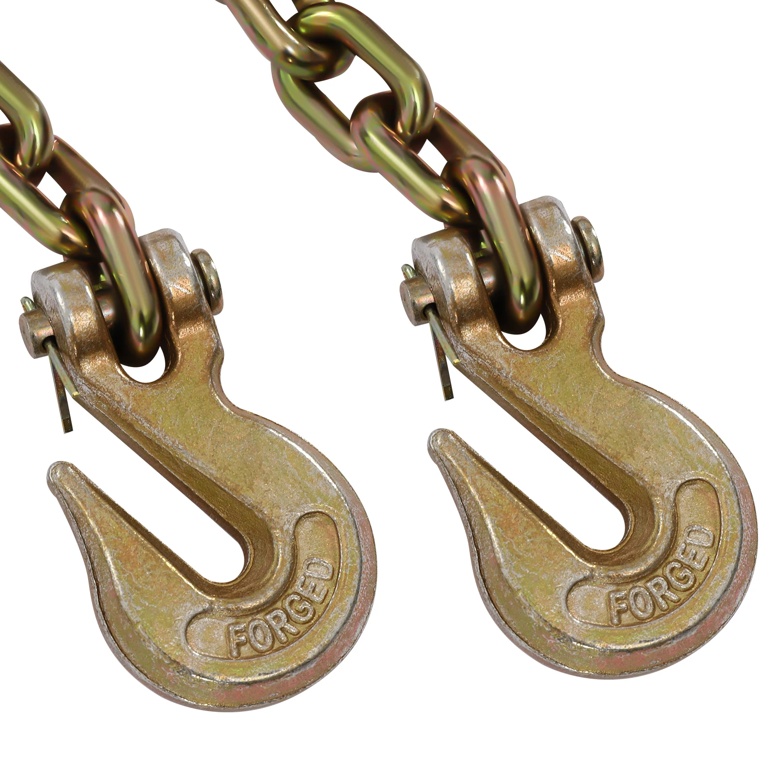 5/16'' - 3/8'' Chain Binder and 5/16'' X 20ft Binder Chains for Tie Down Heavy Loads to a Truck or Flatbed Trailer