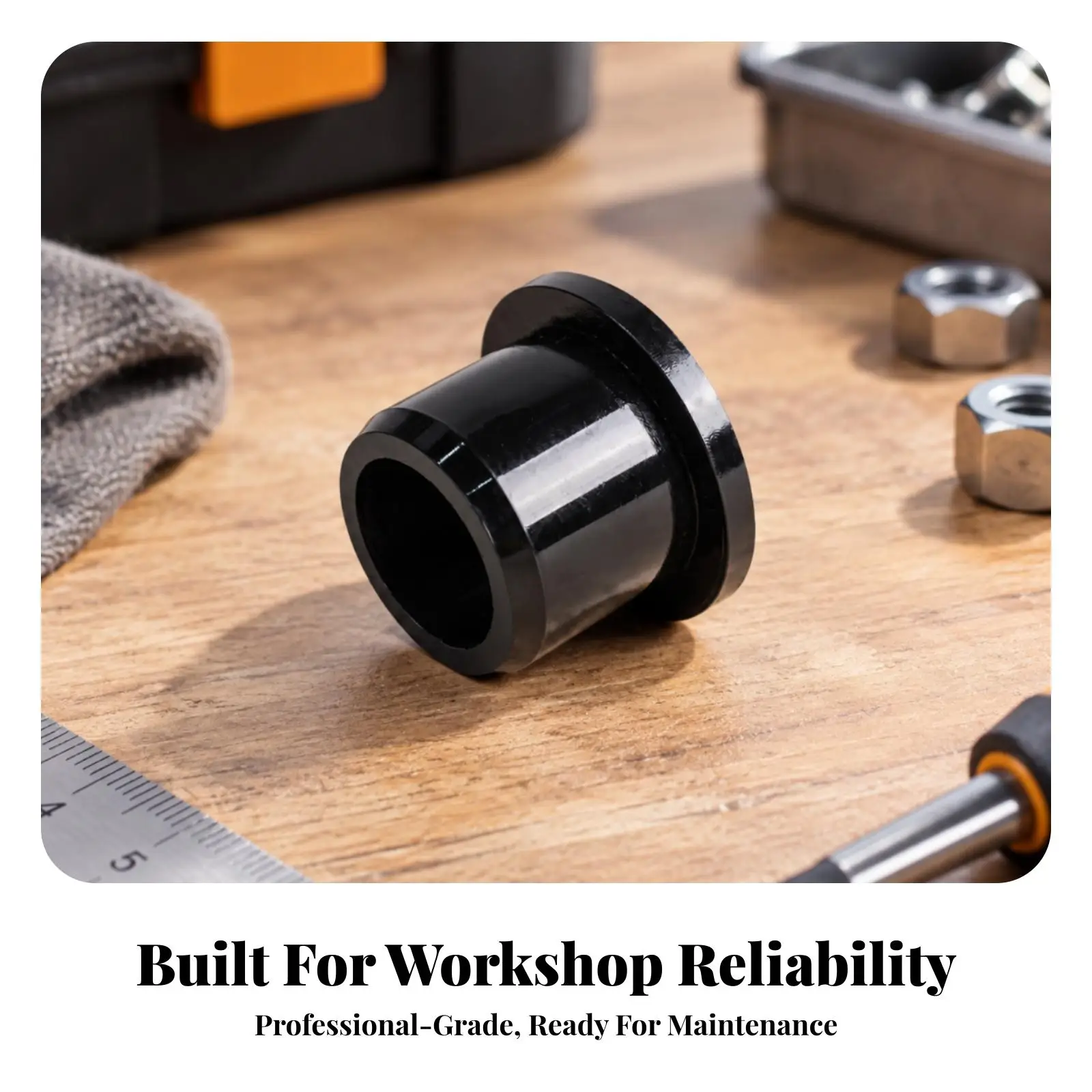 Automotive Sleeve Bushing with Glossy Finish for Secure Placement in Mechanical Assemblies