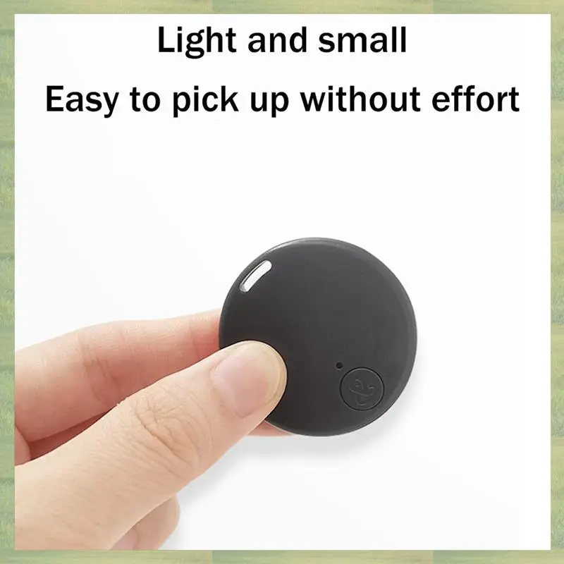 N15R-4X Mini GPS Tracker Wireless Bluetooth 5.0 Anti-Lost Device Smart Locator Pet Key Wallet Tracker With Key Ring Black