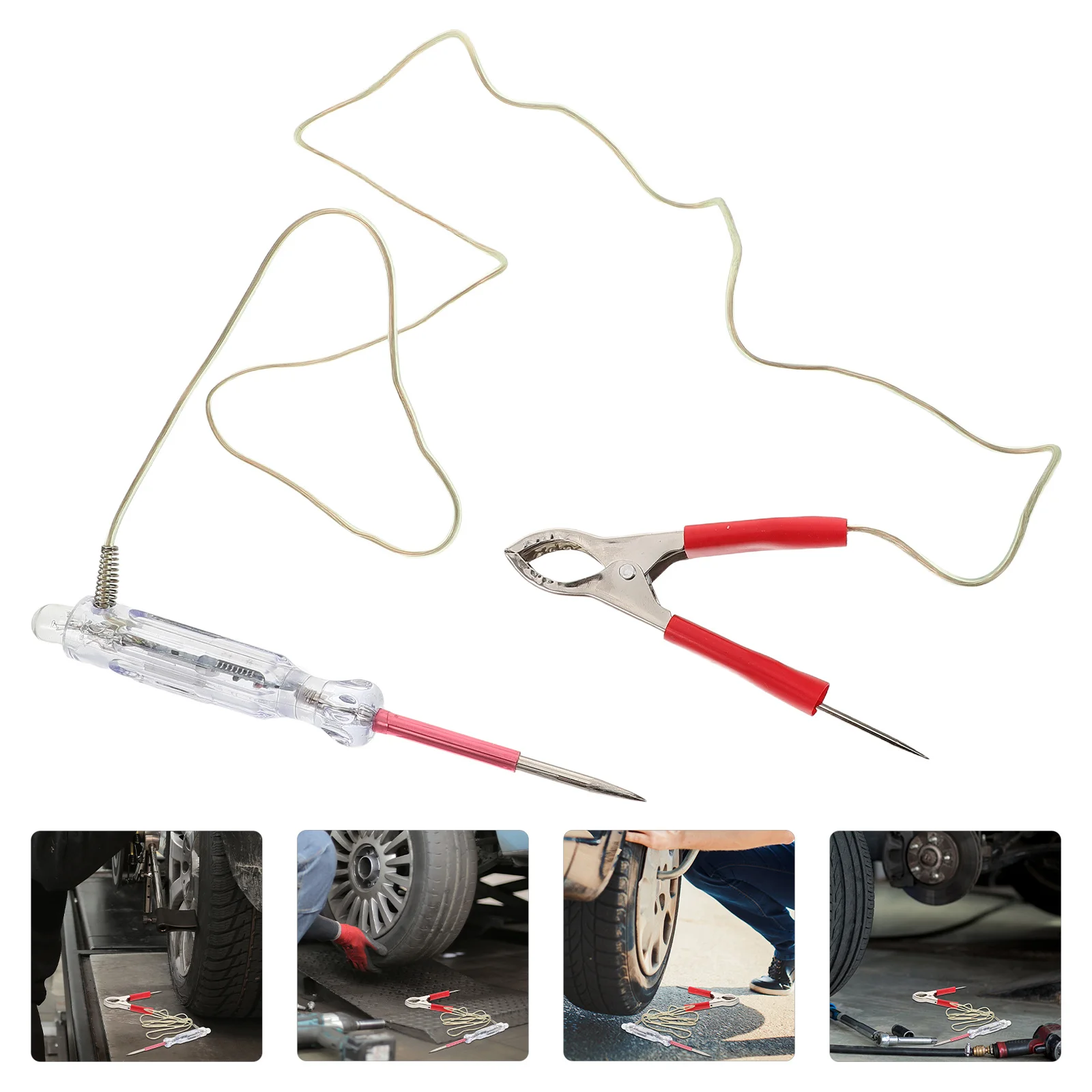 

Automotive Circuit Tester Pen Digital LCD Voltage Display for Car Electrical System Fuse Checking and Trailer Lights Testing