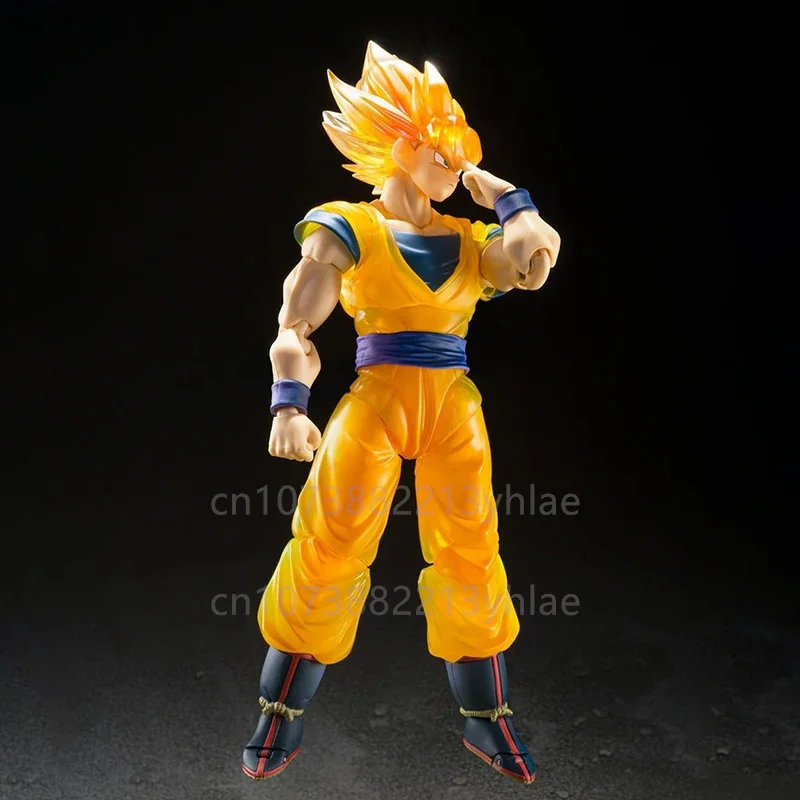 In Stock Original Bandai Dragon Ball S.h.figuarts Super Saiyan Sun Wukong Z Warrior Anime Figure Action Figures Model Toys Gift