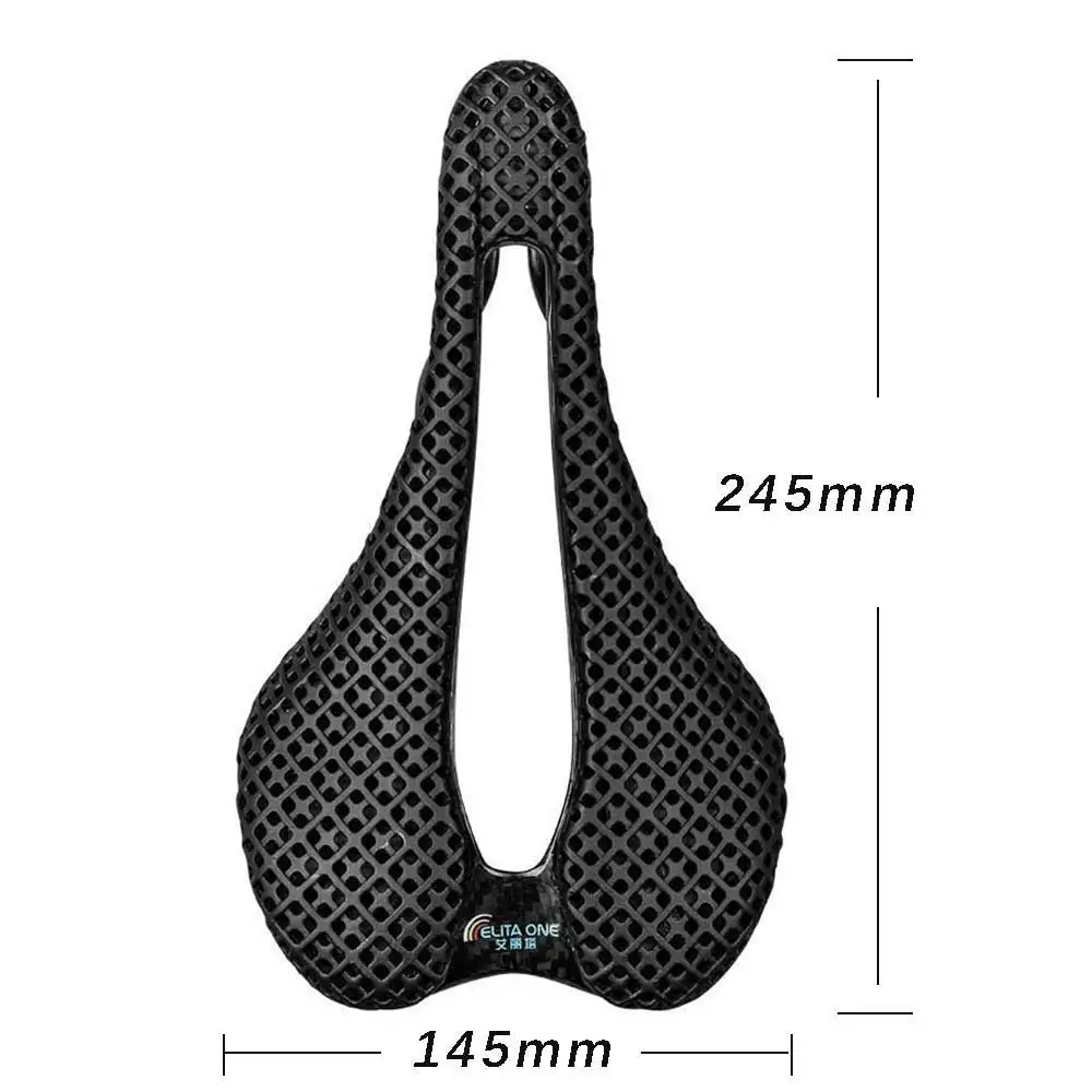 Elitaone 3D プリントカーボンサドル 245 × 145 ミリメートル超軽量