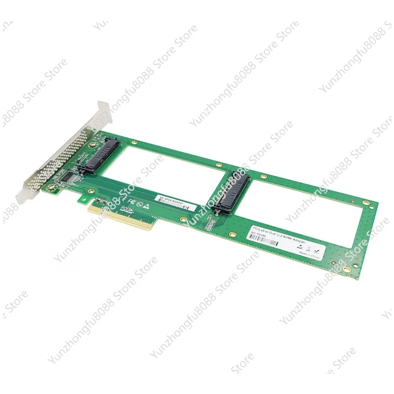 

PCI Express 4.0 Gen4 X8 To 2X U.2 SFF-8639 U.2 SSD NVMe Card