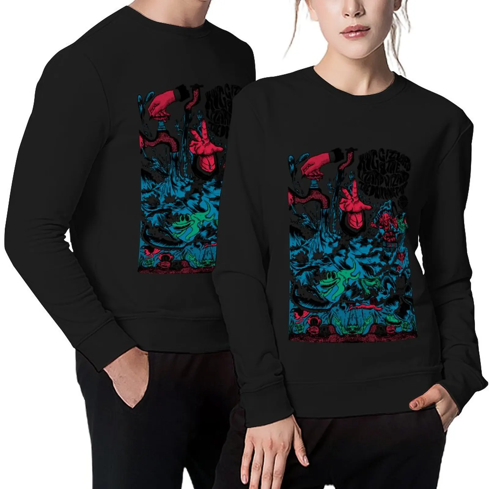 

King Gizzard and the Lizard Wizard - The Dripping Tap Pullover autumn clothes blouse mens designer clothes sweatshirt male