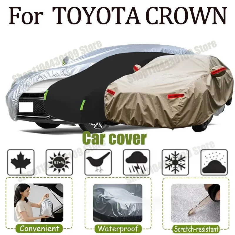 

For TOYOTA CROWN Car Cover Car Cover Outdoor Protection Full Car Covers Waterproof Sunshade Snow Cover Anti uv