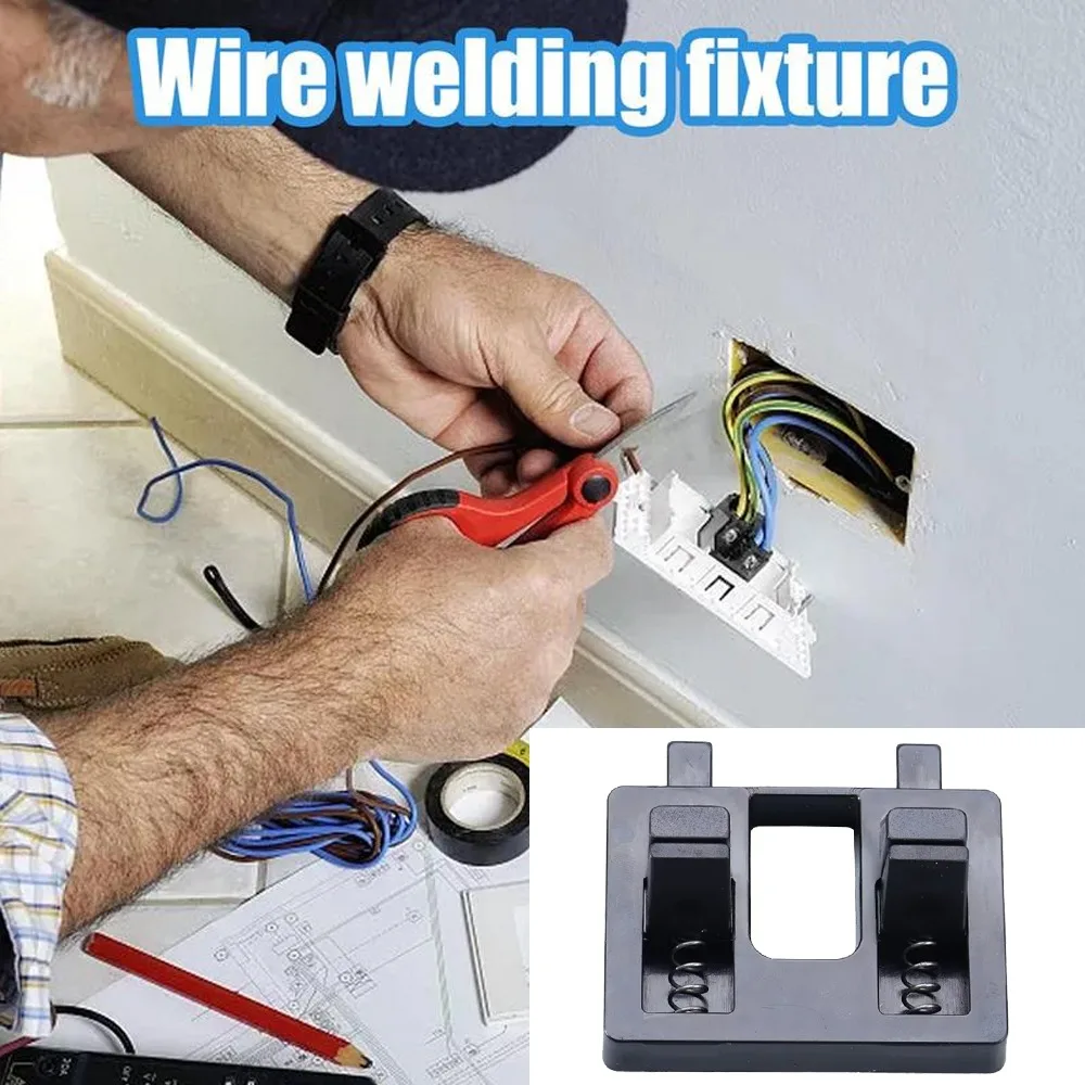 

Electric Wire Welding Fixture Portable Electrode Holder For Welding Precise Compact Multi Ffunctional Cable Soldering Clamp For