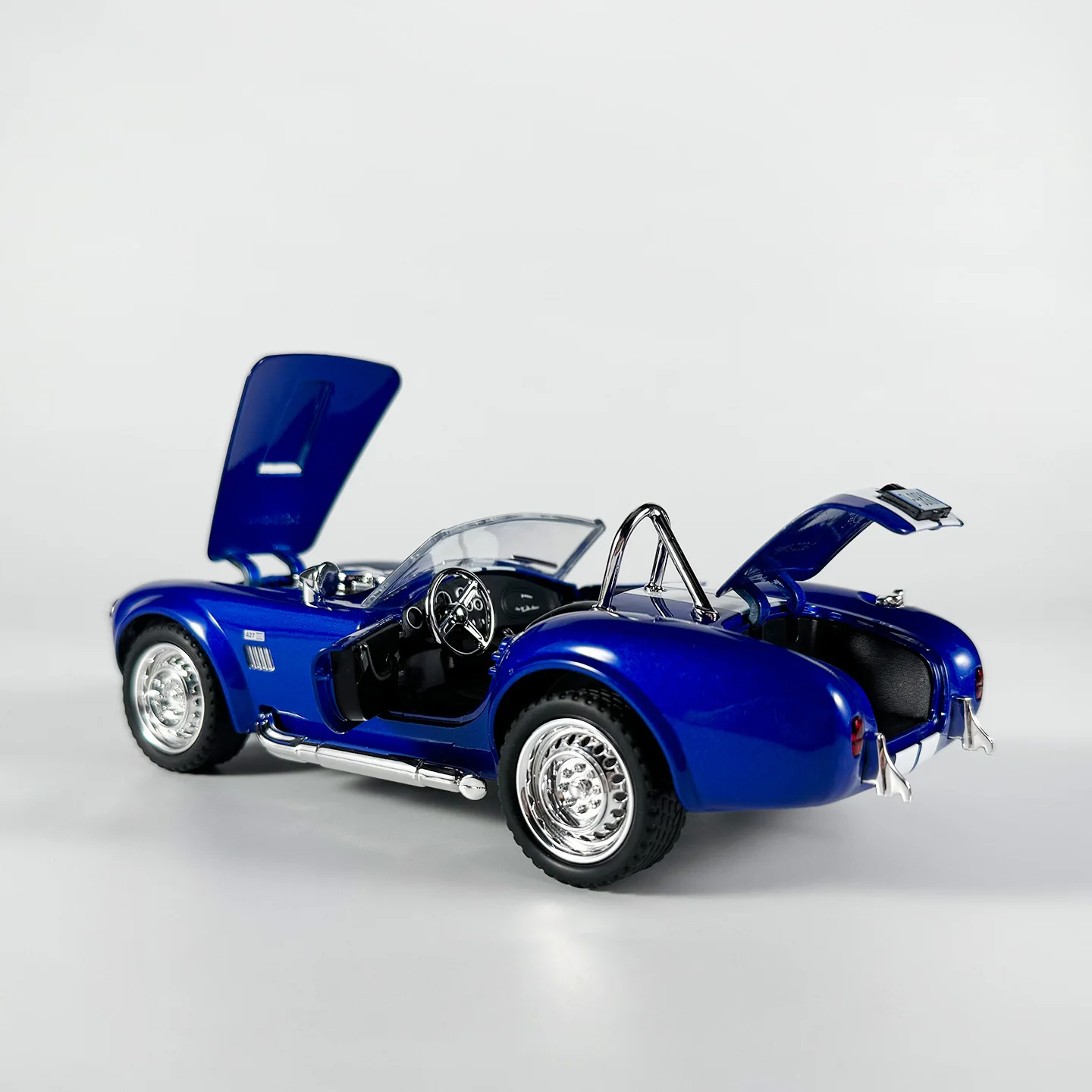 1:22 Cobra converteerbaar supercar-legeringsmodel, prachtige desktopornamenten, de beste collectie voor automodelliefhebbers
