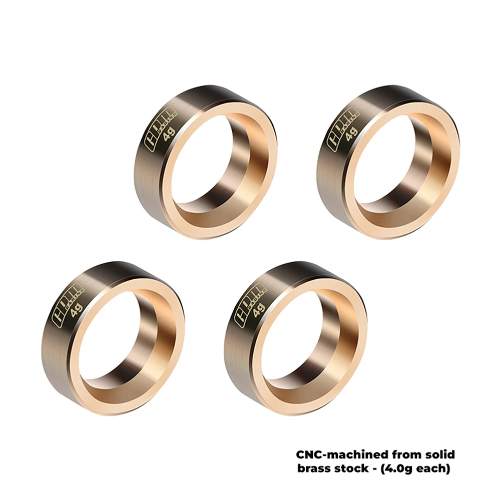 

GPM 4 шт. латунное колесо (4 г) для AXIAL 1/30 SCX30 Ford Bronco Jeep