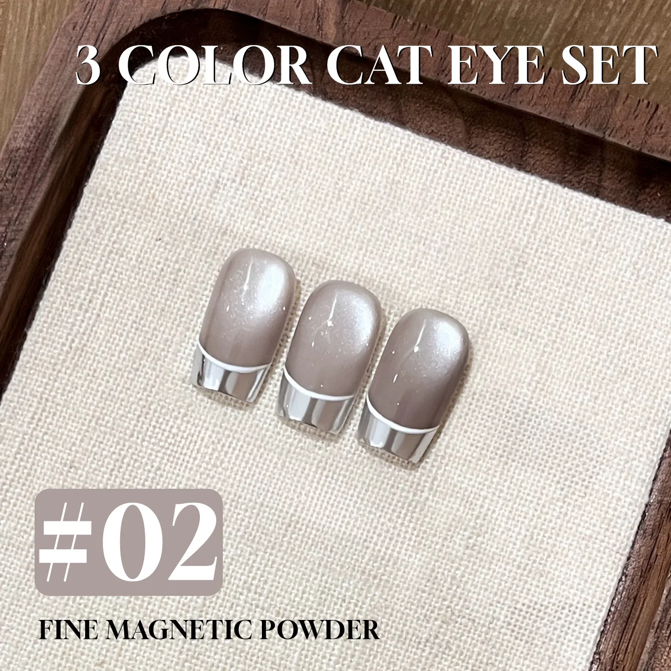 1 قطعة WS الوردي الزجاج حبة القط العين هلام مسمار البولندية 2025 جديد تبييض التشفير مسحوق مغناطيسي ميلارد الكراميل البني مسمار الفن #3