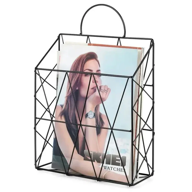 Stile semplice Sub-wall Art Deco Rack giornale riviste archivi cestino ufficio articoli per la casa