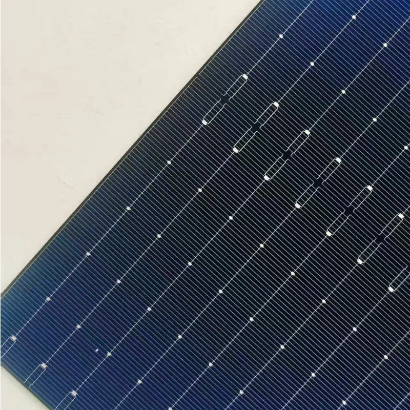 10 шт. монокристаллические кремниевые солнечные элементы типа N 182 мм x 183 мм TOPCon 25,2% высокая эффективность 8,43 Вт/шт.