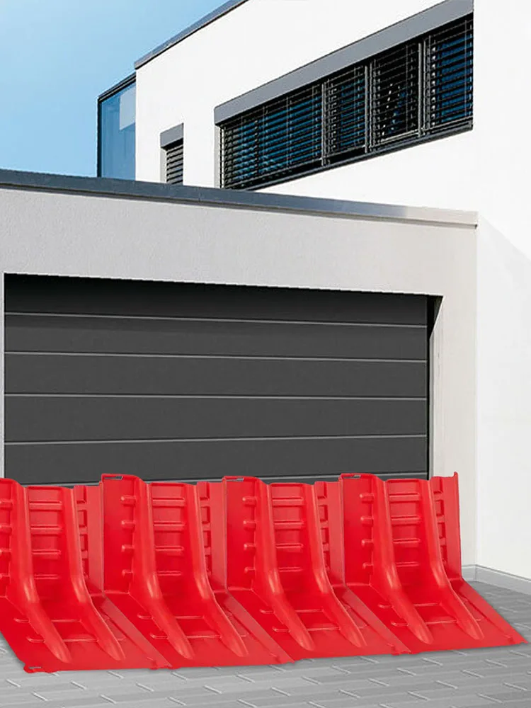 L-образный барьер для защиты от наводнений, АБС-пластик, пластиковая водяная плотина для бытовых перегородков для борьбы с наводнениями