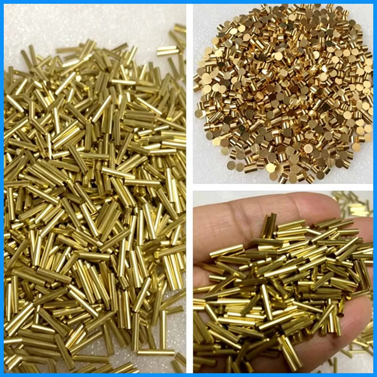 thick 0.15-2mm H62 Brass Hollow Round Tube Capillary Diy Thin Thick Wall Copper Sleeve Laser Cutting Customized Processing Wall
