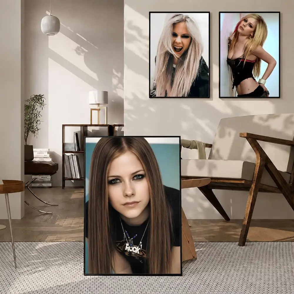 Singer Avril Lavigne Poster High-definition poster stickers, suitable for bedroom, living room, home decoration