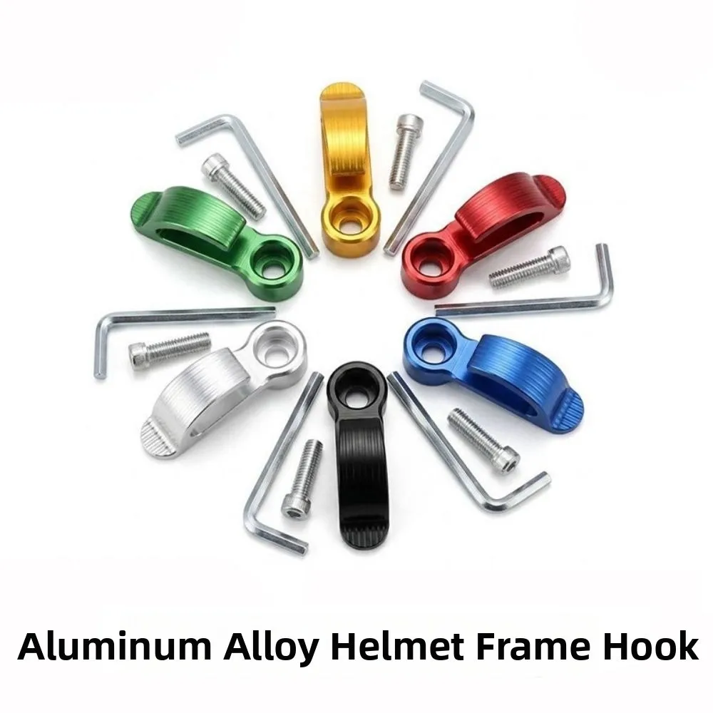 Modified with Pump Pedal Electric Vehicle Hook Aluminum Universal Modified Motorcycle Helmet Hook CNC Half Cover