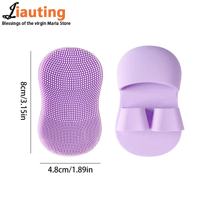 3PCS MINI Finger แปรงล้างหน้าซิลิโคนแปรงจมูกทําความสะอาดลบแต่งหน้าล้างหน้าเครื่องสําอางค์แปรงเครื่องมือ