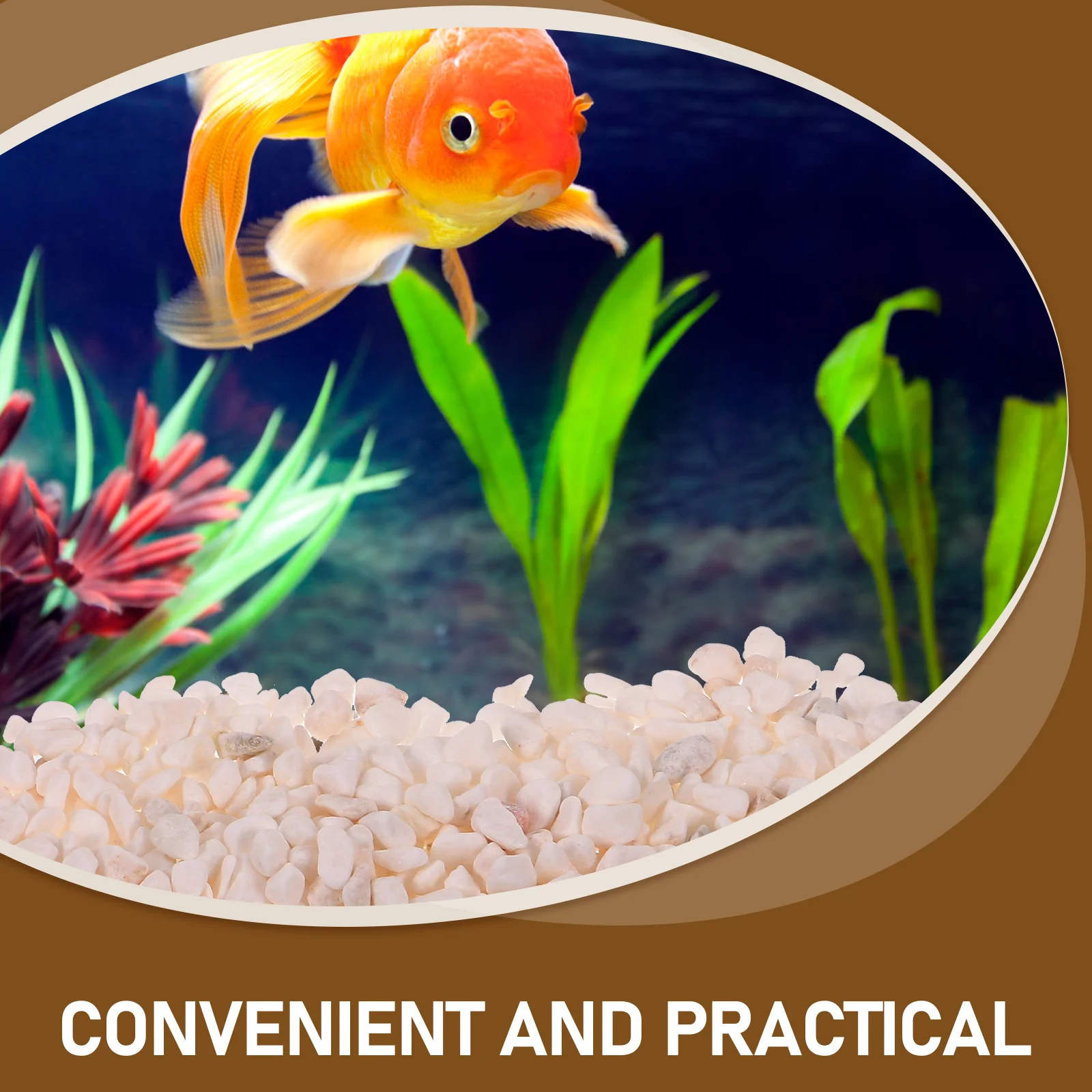 

White Jade Sand 500g Fish Tank Stones Smooth Safe Freshwater Saltwater Aquarium Decor Garden Rocks Gravel Pebbles Pet Supplies