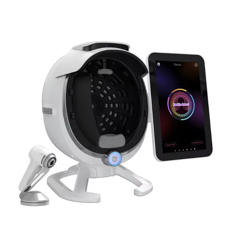 High-configuration 36 million A6 intelligent 3D digital AI facial visual skin analyzer with handheld microscopic detector