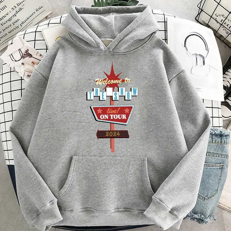 2024 Niall Horan Fleece Anime Hoodies Aesthetic Manga Sweatshirt Graphic Men/women Clothes Harajuku Pocket Streetwear Printed Cl