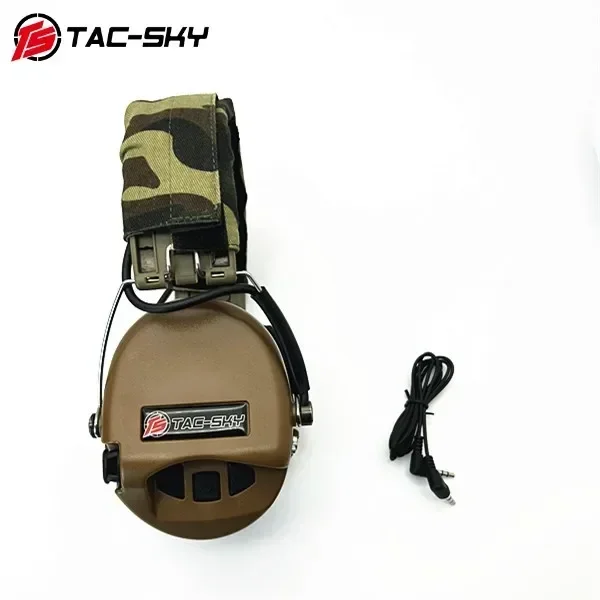 Outdoor Hunting & Shooting Protective Ear Muffs for MSASORDIN IPSC Edition Tactical Headset + E-Shooting Gel Ear Cushions