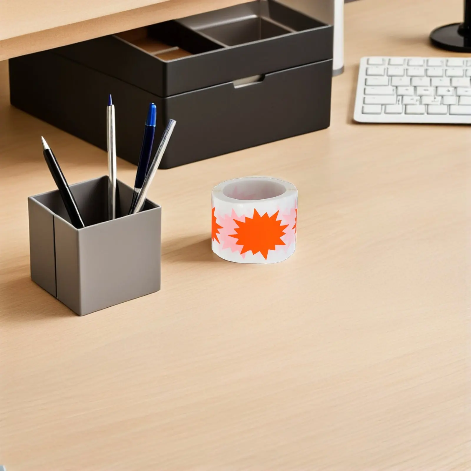 

Writable Fluorescent Explosion Price Tags Stickers Self-Adhesive for Retail Stores Warehouses Schools Offices Labeling Color