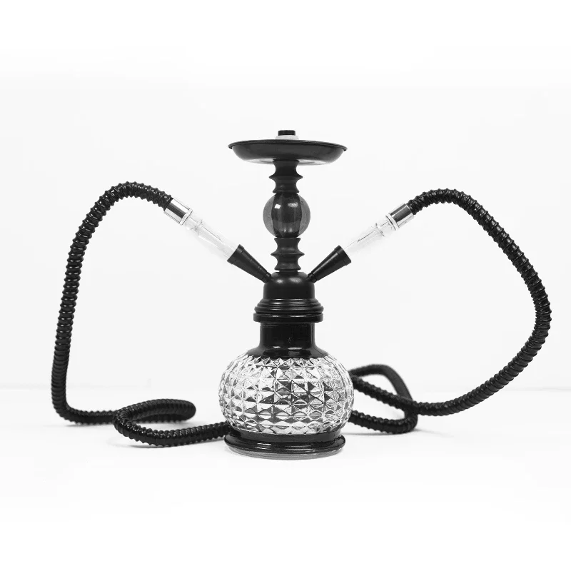 Glass Shisha Hookah Set Single Hose Bowl Charcoal Tongs Narguile Completo Chicha Cachimba Pipa Shisha Pipe Nargile Water Pipe