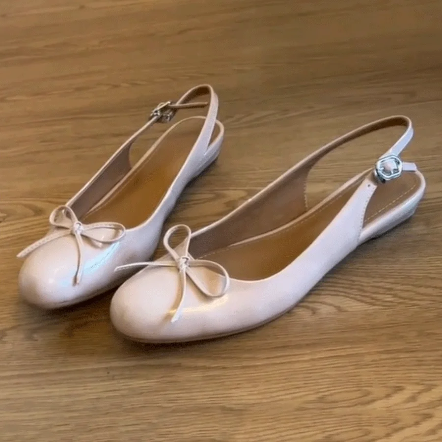 **Fashionable New Style Elegant/Sexy Butterfly Bow Casual Sandals Women Summer Hot Selling Round Headed Comfortable Flat Sandals