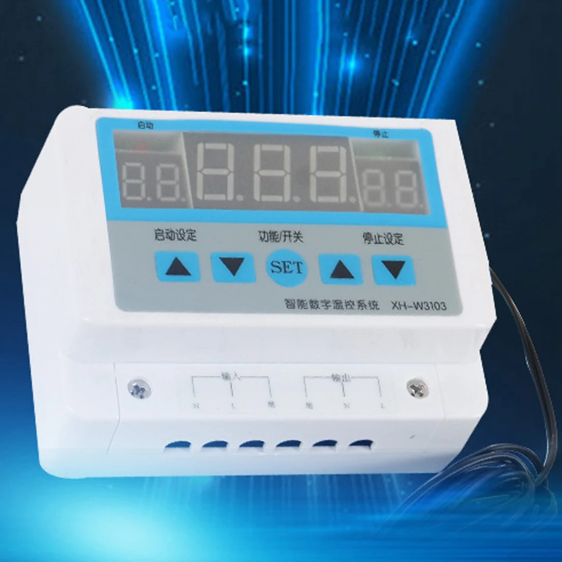 ABGN XH-W3103 ماكس 5000 واط ترموستات رقمي 30A متحكم في درجة الحرارة التبديل لأجهزة الصناعة المنزلية