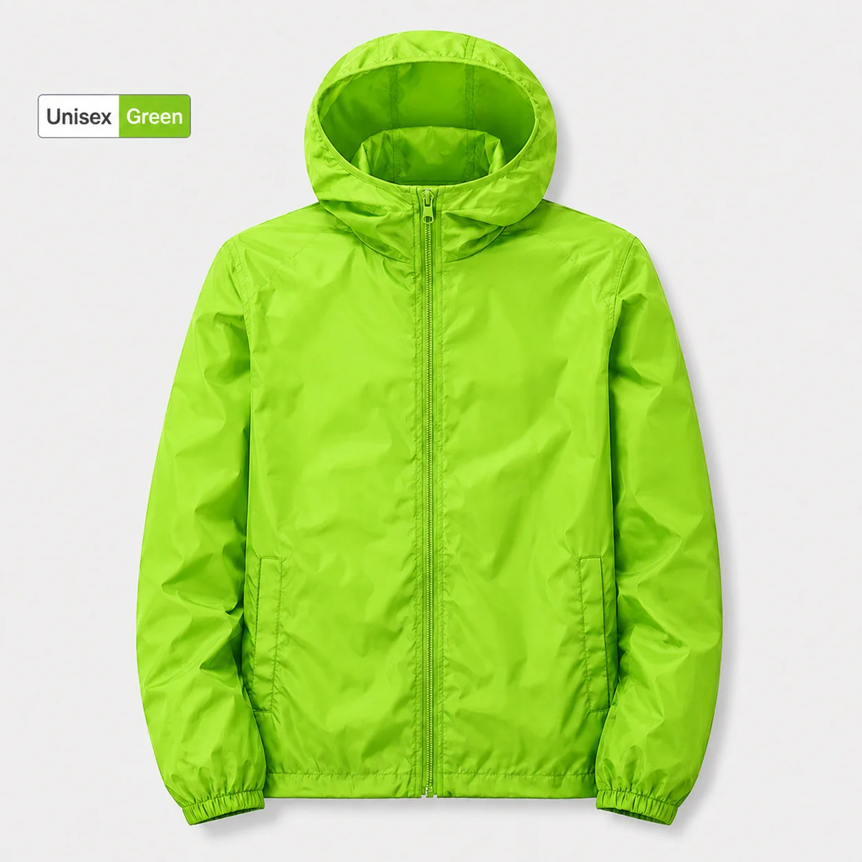 2025 Spring and Autumn New Youth Men's Fashion Casual Zipper Jacket Student Korean Edition Thin Top Solid Color Hooded Jacket