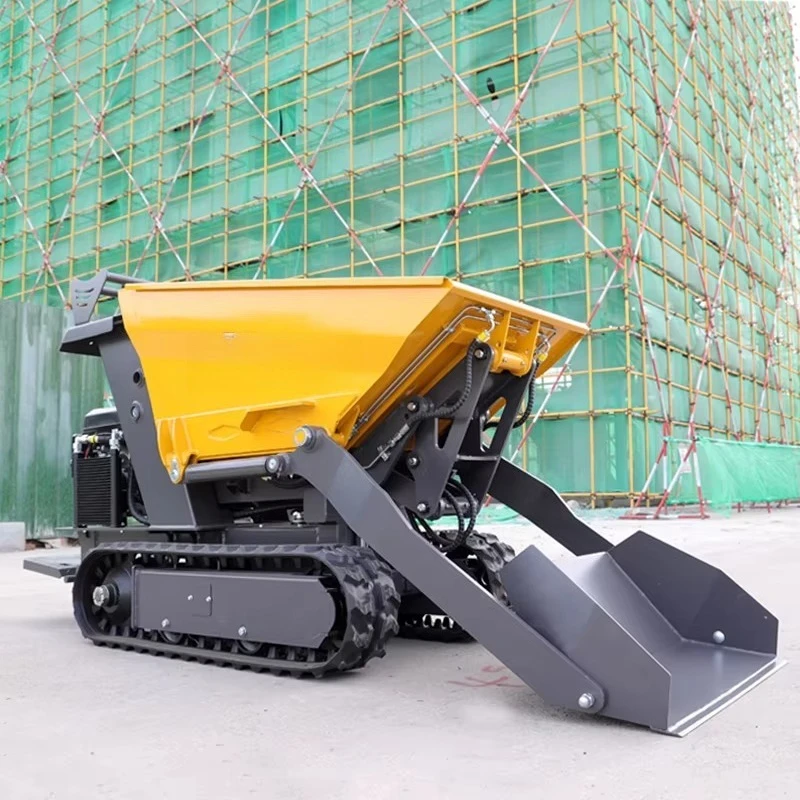 

Made in China Farm Construction Rotation Small Mini Dumper 500kg Crawler Dumper Multi-functional Hydraulic Micro Dumper Truck