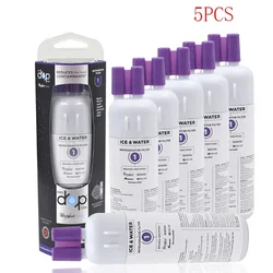 1pcs 5pcs Replace Refrigerator Water Filter EDR1RXD1,W10295370A,9081,Drop Filter 1,P8RFWB2L,P4RFWB