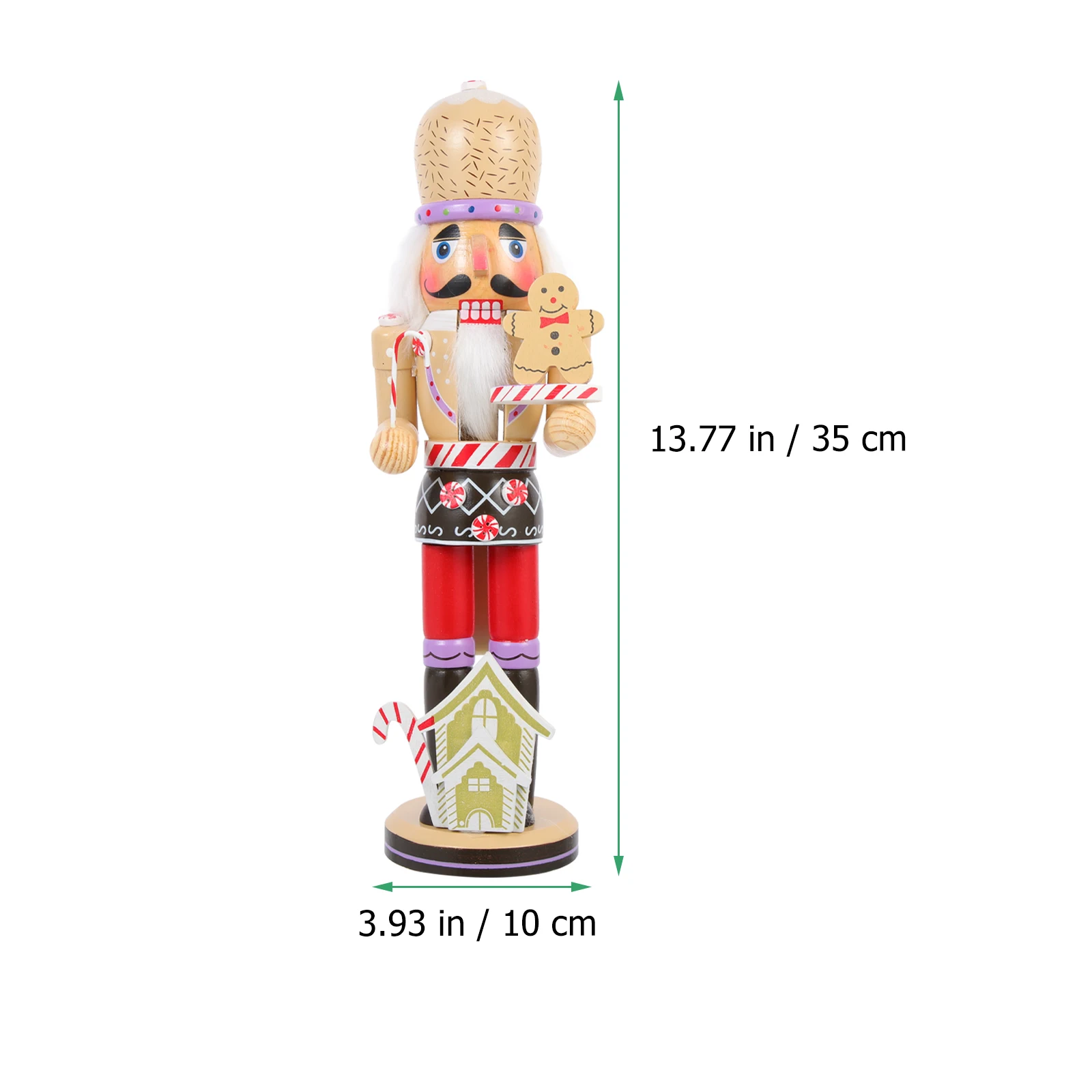 

Nutcracker Ornament Wood Nutcrackers Decor Table Decorations Dining Figure Puppet Mini Ornaments Craft Office Desk