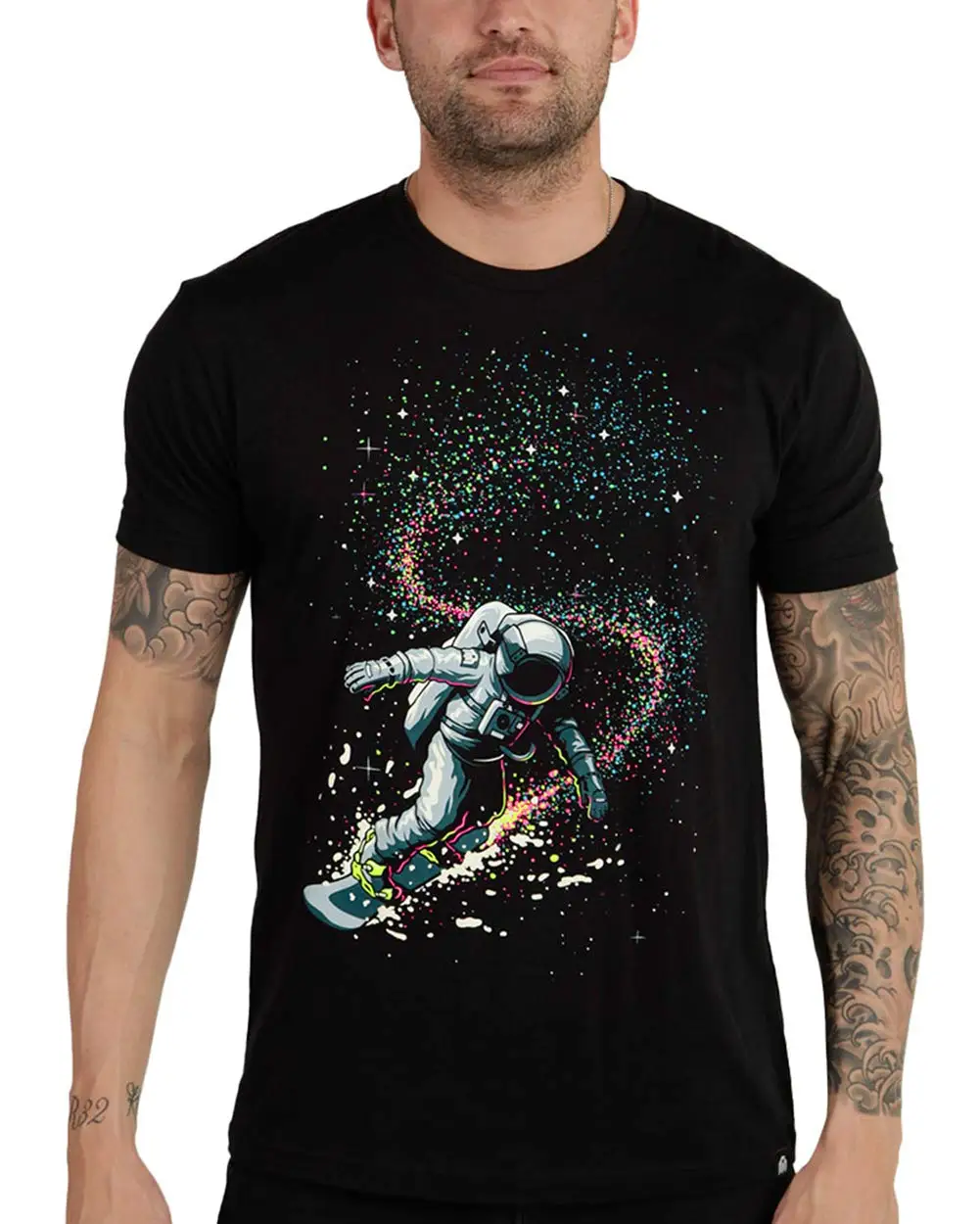 INTO THE AM Men\'s Graphic Tees S - 4XL Cool Lightweight Fitted Printed Design T-Shirts Nature O-Neck Short Sleeves 50989