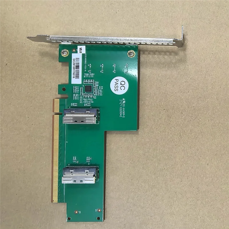 AP-Pcie 5.0 16X To MCIO Split Splitter Adapter Card GPU Expansion Extender External Graphics Card For PC For Server Motherboards