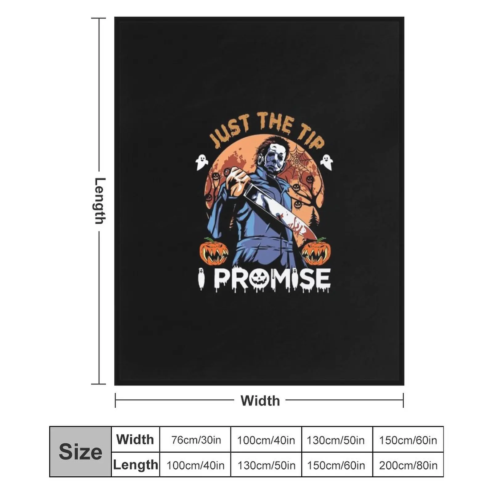 Just The Tip I Promise Michael Myer Vintage Throw Blanket الصيف الثقيلة للنوم أريكة عملاقة فاخرة St Blankets