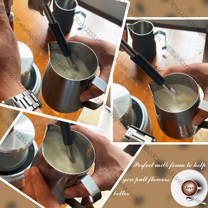 Suitable for Steam Milk Foam Latte Flower Pot, Camping Latte Flower Artifact