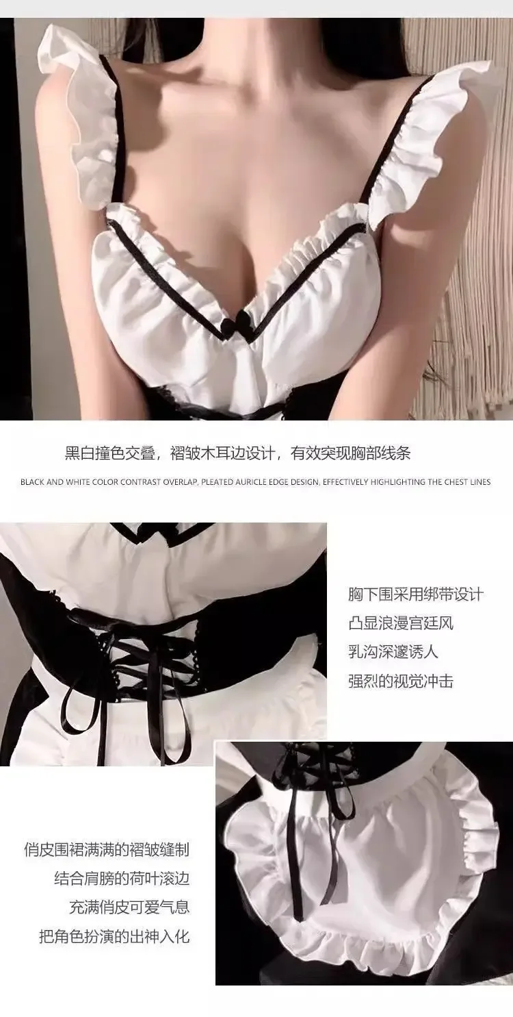 Ансамбль de robe de demoiselle d'honneur Lolita, костюмы d'étudiants, сексуальное нижнее белье для косплея, эротическое белье, sous-vêtements de jeu