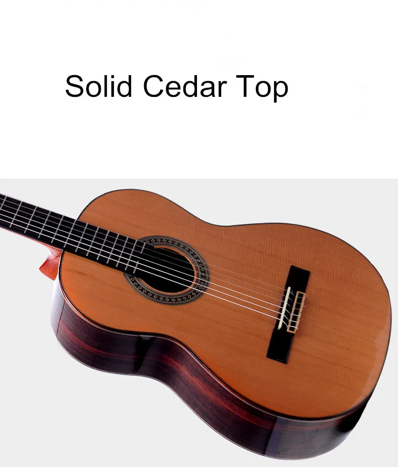 Professional Geake K-600 Classic Guitar By Master Luthier All Solid High Quality Nylon String Guitar With Spruce Body