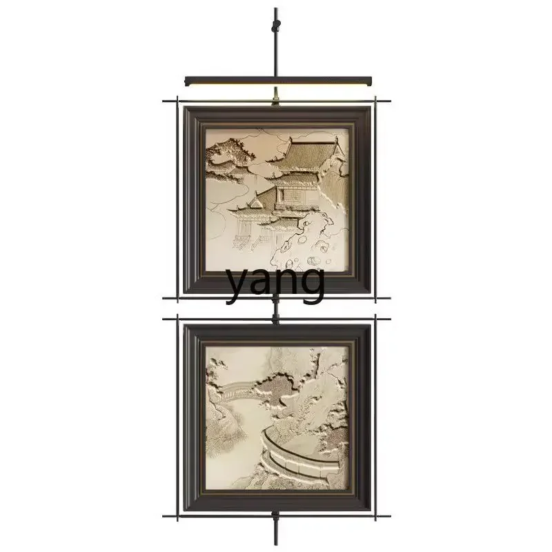 LTT Chinese aesthetic decorative painting upper and lower hanging paintings