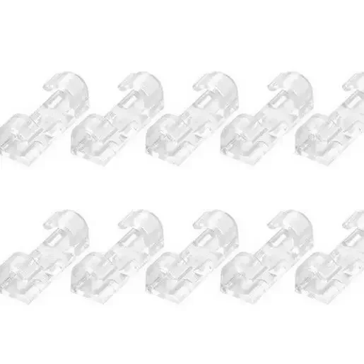 20Pcs Cable Organizers - Self-adhesive Fixing Clip for Computer USB Data Cable Office Wiring Accessories Network Cable Holder